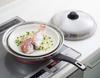 Yoshikawa Steamer Plate for Frying Pans, Compatible with 28-30cm Frying Pans, Made in Japan, Stainless Steel, Easy Steaming Plate for Frying Pans, SJ3