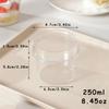 10pcs Round Pudding Cups With Lids And Spoons Transparent Mousse Cake Boxes Yogurt Cups For Birthdays Graduation Seasons Parties
