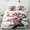 Game Genshin Impact Bedding Set Printed Bed Set With Pillowcase Duvet Cover Soft Single Double Queen Super King Size Kids Adult