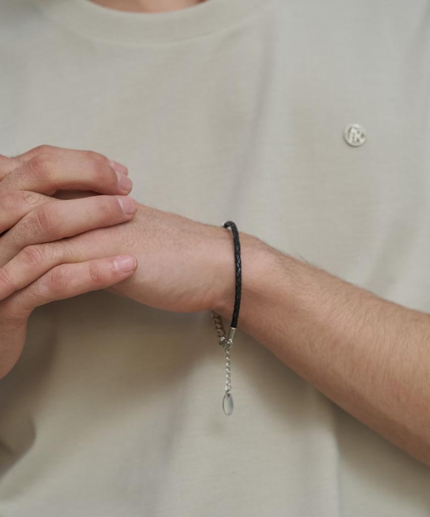 Sperone [Real Leather] Rope Layered Bracelet