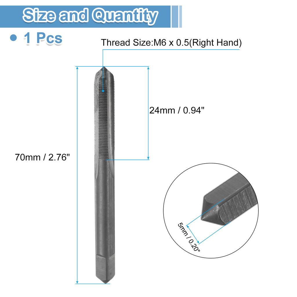 M3.5 M5 M6 M7 M8 M9 M20 M22 Straight Flute Thread Tap Nitride Coated Screw Tapping Tool