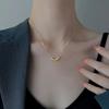Exquisite Five Blessings Lucky Necklace: Non-Fading, Versatile, High-End Light Luxury Jewelry for Women