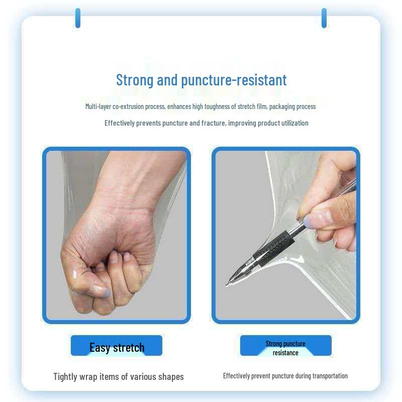 Small Roll PE Sealing and Protective Stretch Film for Freshness & Leak-Proof Packaging