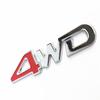 Car Tail Rear Side 4WD Sticker 3D Chrome Metal Badge Emblem Decal Styling for SUV Ford Toyota Jeep
