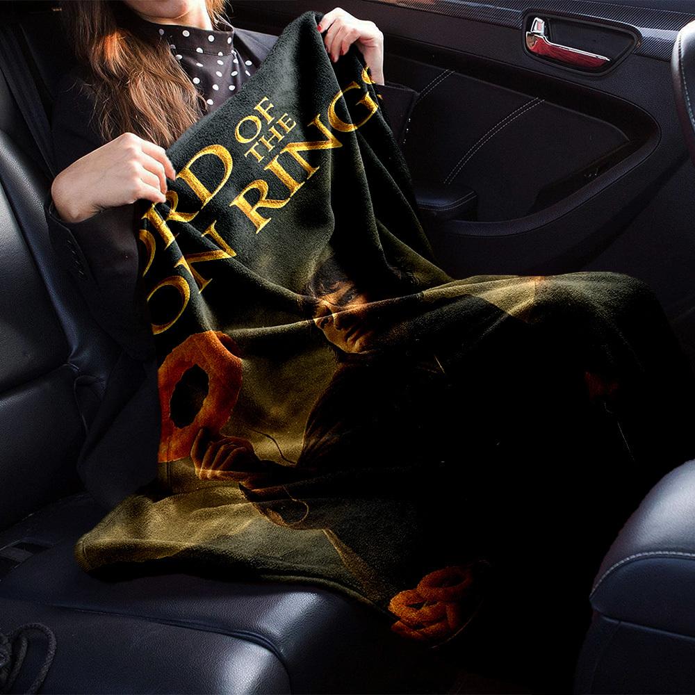 1pc onion rings lord of the rings Flannel Blanket Soft Warm Throw for Home, Office, Travel, All-Season Cozy Bedding GiftL1294