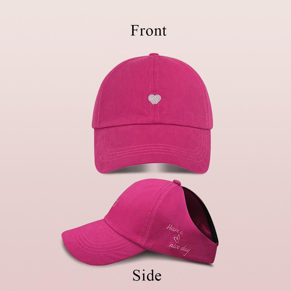 Fashion High Ponytail Kids Boy Girl Sun Hats Quick Drying Baseball Caps Adjustable Travel Caps Children Peaked Hats With Hole