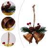 4 Pcs Christmas Ornament Bells Christmas Bells Metal Decorative Bells for Holiday Wedding Party Decoration