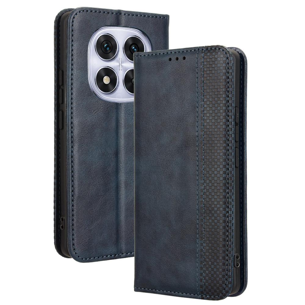 Für Xiaomi Redmi Note 14 Pro+ 5G/Note 14 Pro 5G/Poco X7 5G Lederhülle Brieftasche Ständer Retro Textur Handyhülle