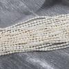 1String, Elegant White Natural Freshwater Pearls Beads for Jewelry Making DIY Necklaces, Bracelets Crafts (Beads 3-4mm, Length 36cm)