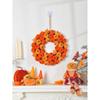 Fall Orange Pumpkin Wreath,Halloween Decorations