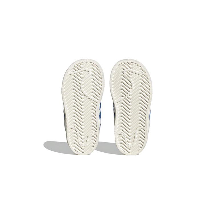 LEGO X Adidas Originals SUPERSTAR CF Slip Resistant Abrasion Resistant Low Top Toddler Shoes White Blue IF2199