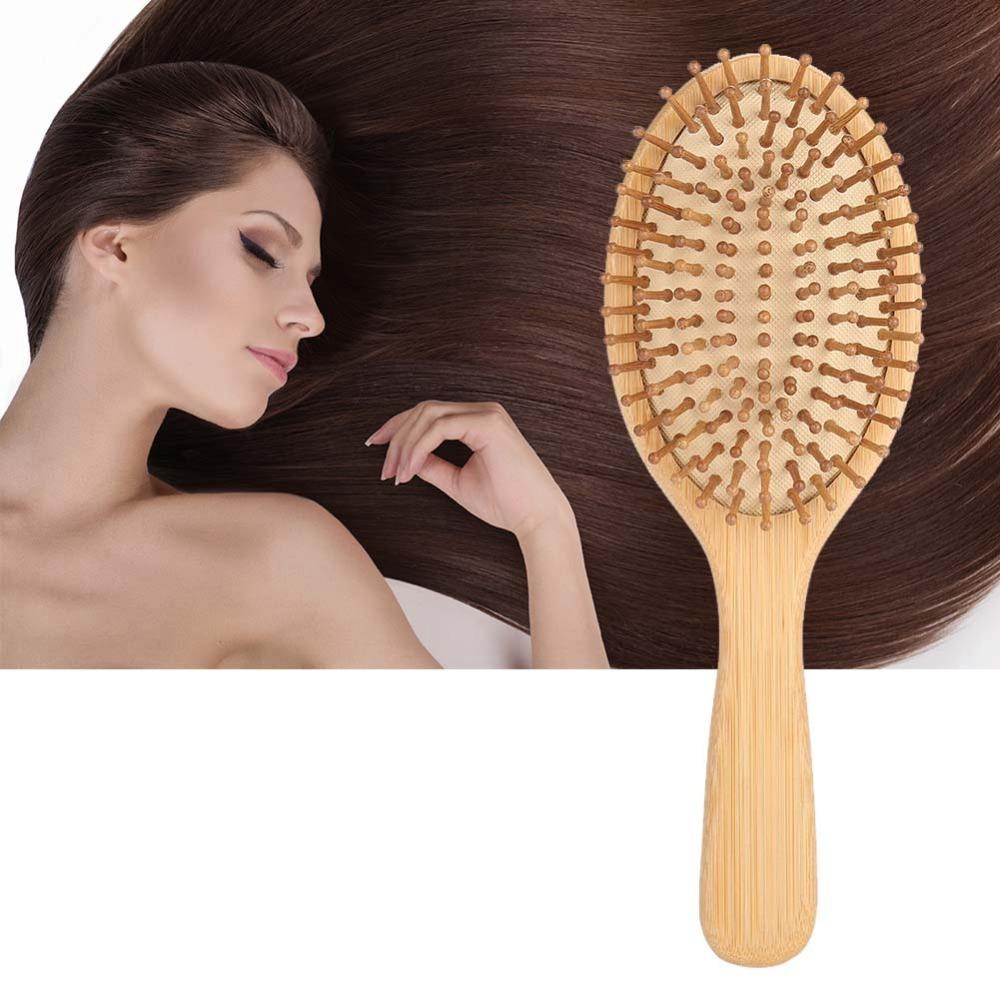 Portable Solid Wood Hair Massage Comb Promote Blood Circulation Wooden Hair Comb Hair Care