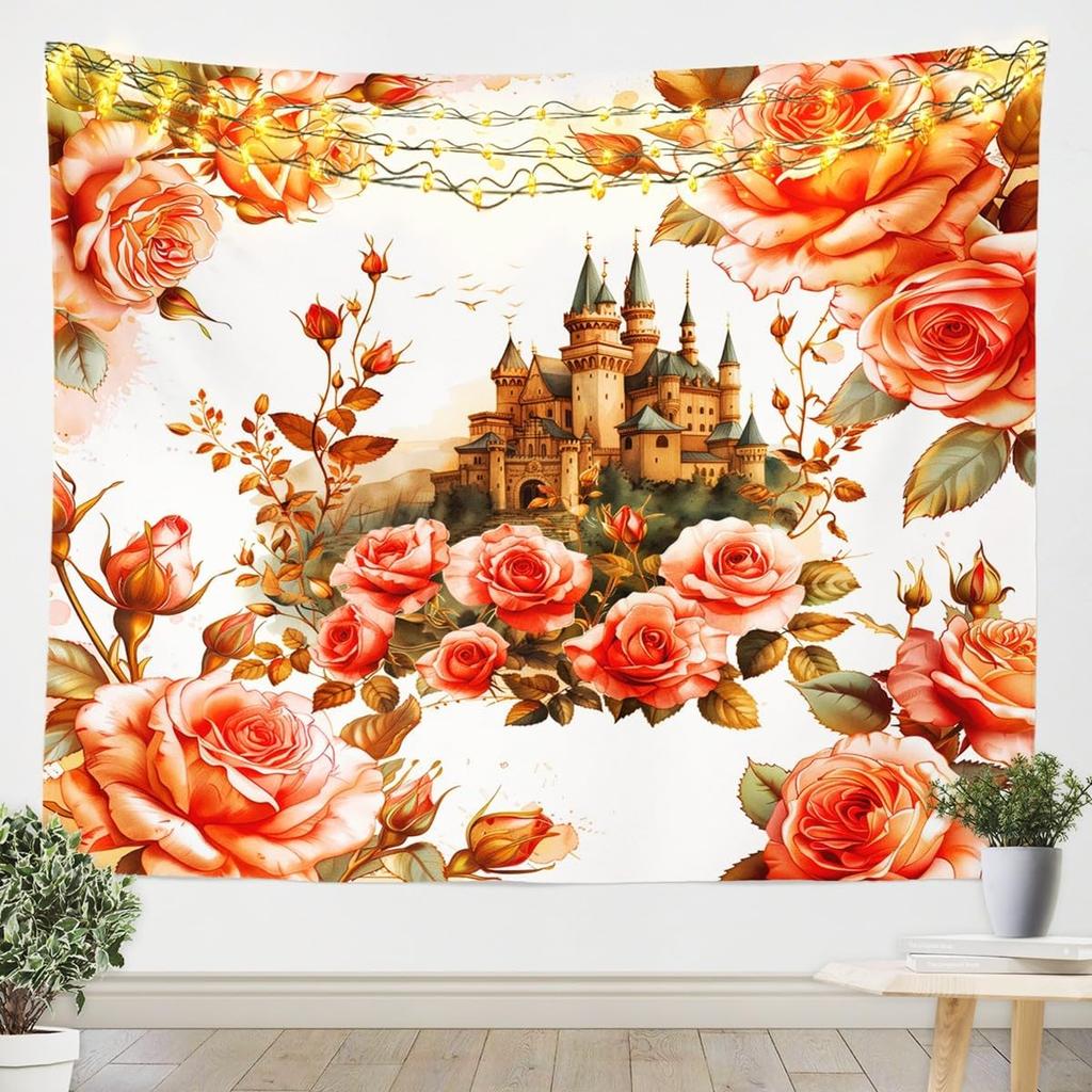 Christmas Santa Claus Wall Hanging Tapestry Ink Galaxy Wall Hanging Tree Wall Hanging Gorgeous Christmas Tree Fireplace Gifts