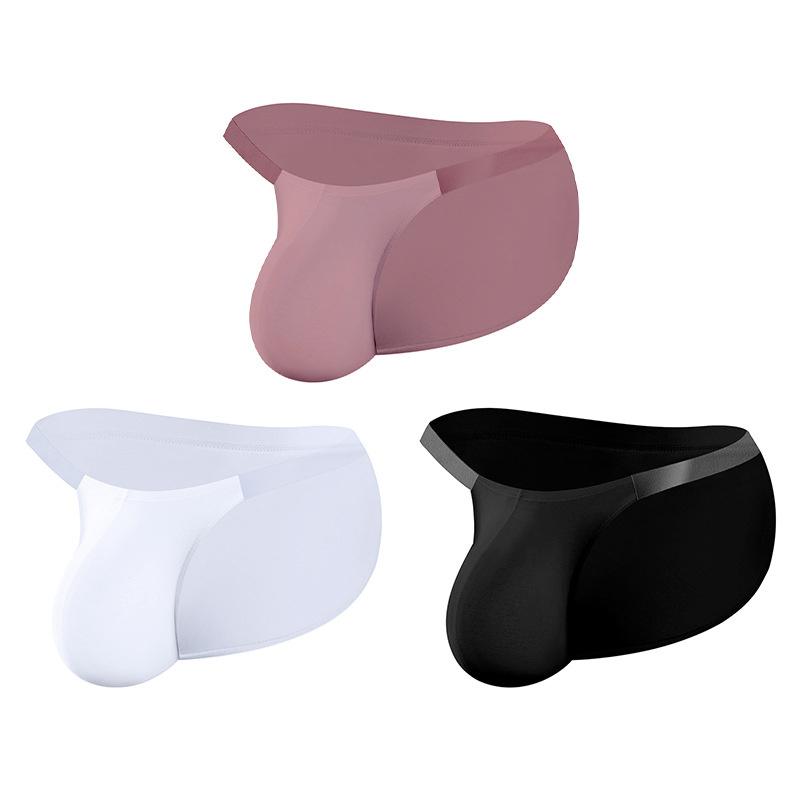 Men Erotic Clothing Mens Briefs Seamless Modal Quick Drying Breathable Transparent Ultra-thin Underpants Low Rise Briefs Soft Underwear Exotic Lingeri