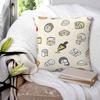 Cheese Pattern Square Pillowcase Pillow Cover Polyester Cushion Decor Comfort Throw Pillow for Home Sofa
