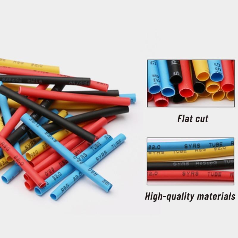 164 Pcs Heat Shrink Tube Insulation Sleeving Wire Shrink Wrap 8 Sizes