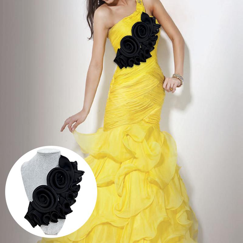 1 buc accesorii textile stereo DIY bijuterii haine decorare flori dantelă accesorii nuntă accesorii multicolore