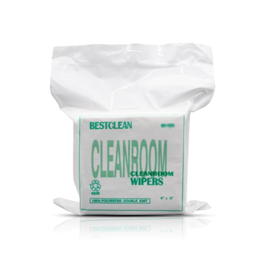 Multiple Uses Dust-Free Cloth 150pcs Industrial 100% Polyester Cleanroom Cleaning Wipers 150PCS/Bag