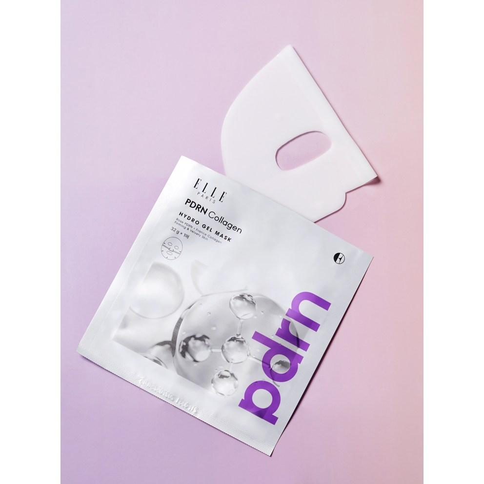 ELLE PARIS PDRN Collagen Hydrogel Mask [Clinical Trial for Elasticity Improvement], 1 sheet