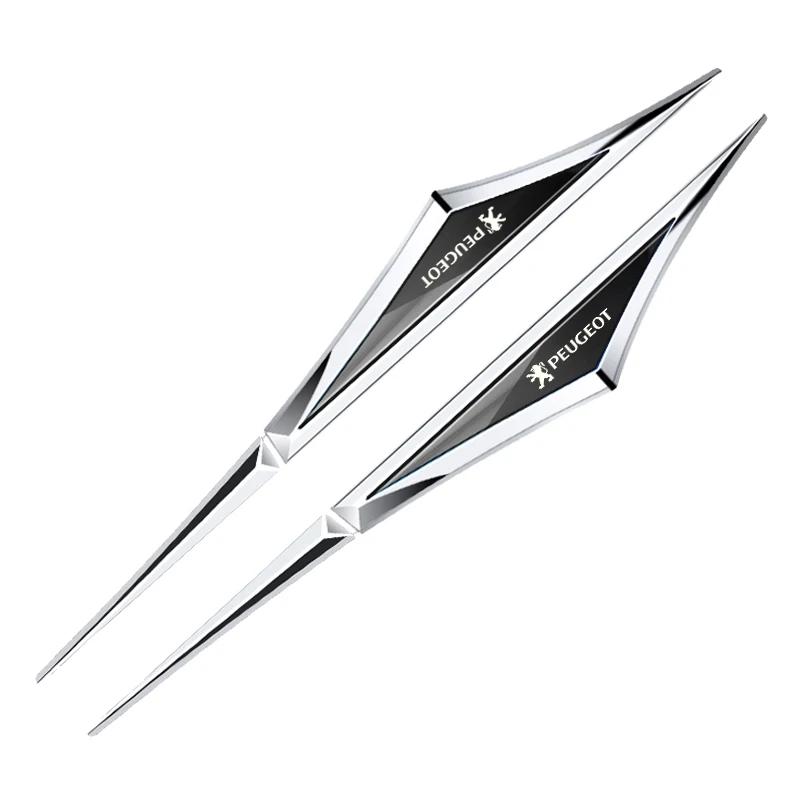 Samolepka na auto 2025 Horké písmeno emblému auta Blatník Čepel Obtisk Ochranné samolepky na karoserii Pro Peugeot 407 508 2008 5008 307 308 3008 20