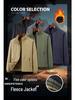 Live Broadcast Versatile Men's Jacket: Stand Collar Coat for Spring, Autumn, Winter - Suitable for Middle-aged and Young Men, Loose Fit.