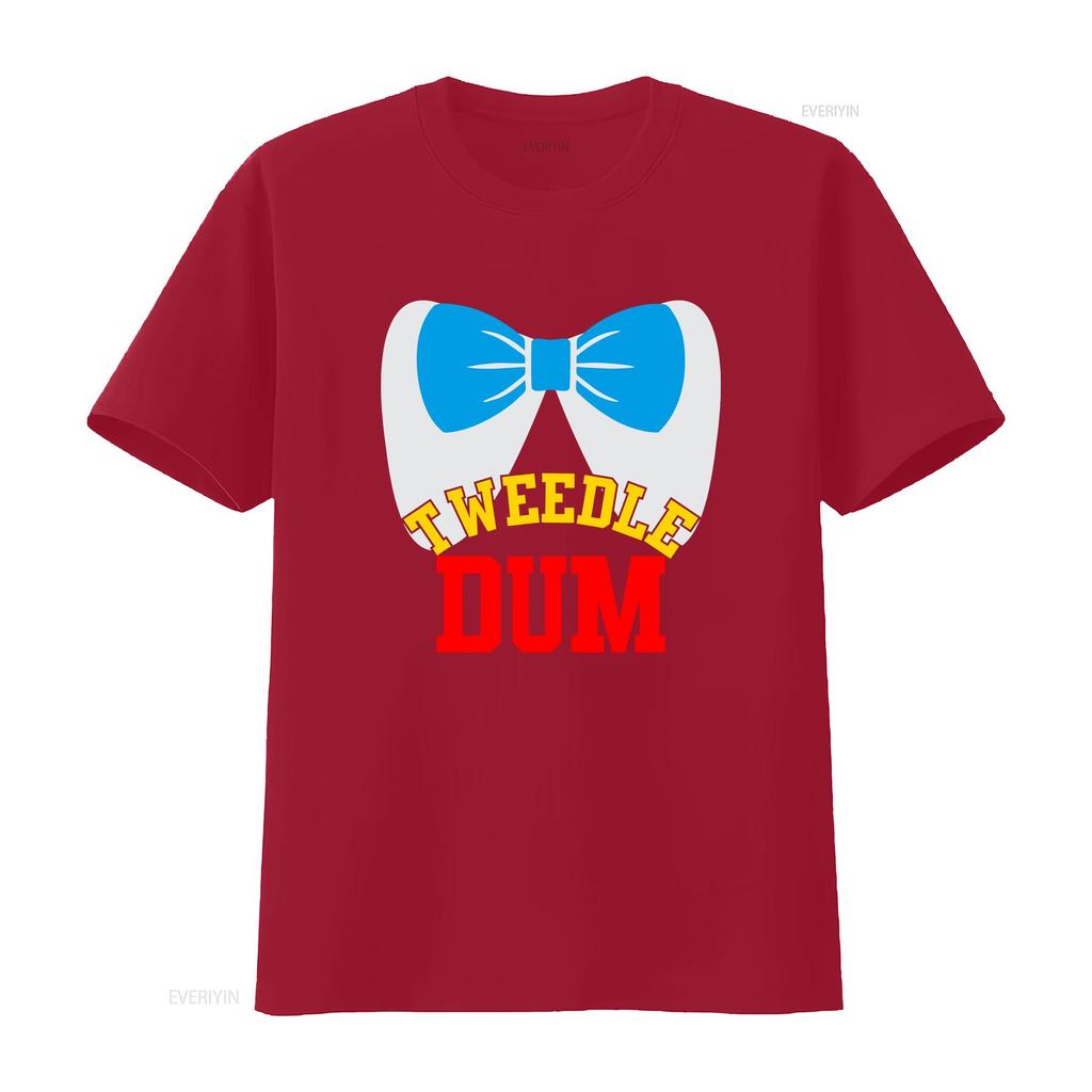 Tweedle Dee Dum funny matching halloween costume for couples T Shirt vintage Washed Stylish Unisex graphic Comfortable Soft