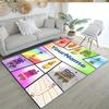 Numberblocks Customized Name Carpet Suitable for Study room Entryway Dormitory Bedrooms Antislip Carpet Anime Office Decor Best for Christmas
