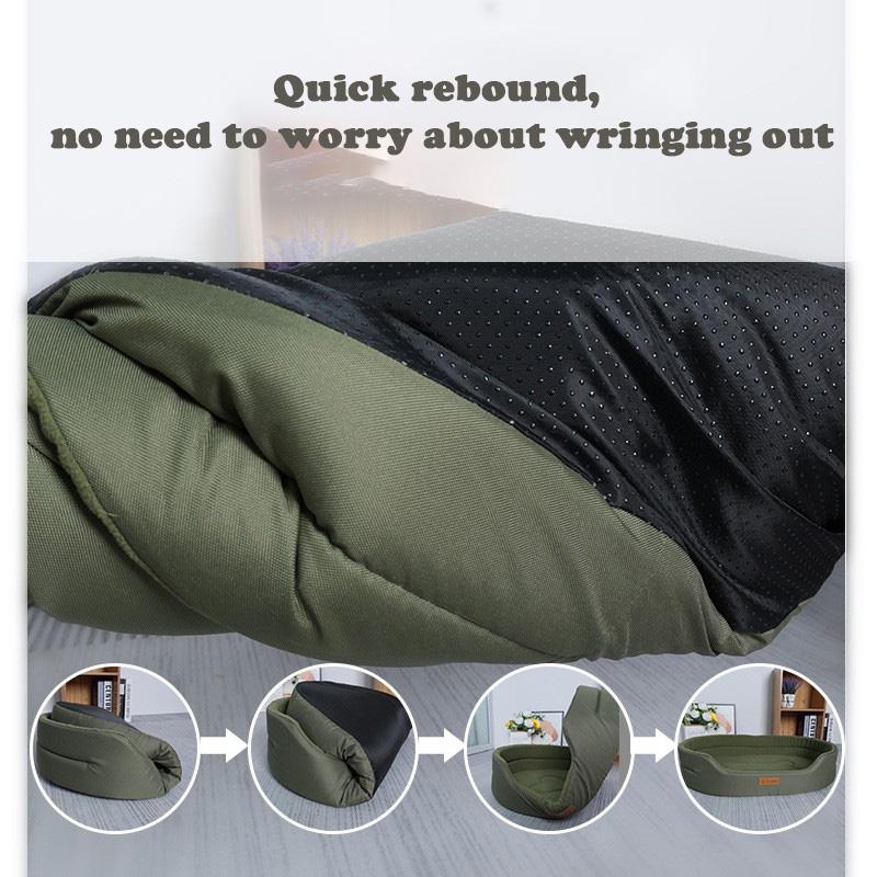 Camas para Perros Impermeables de Espuma Ortopédica de Invierno para Perros Pequeños Medianos Grandes Sofá Duradero para Perros La Cama para Mascotas Lavable con Funda Extraíble
