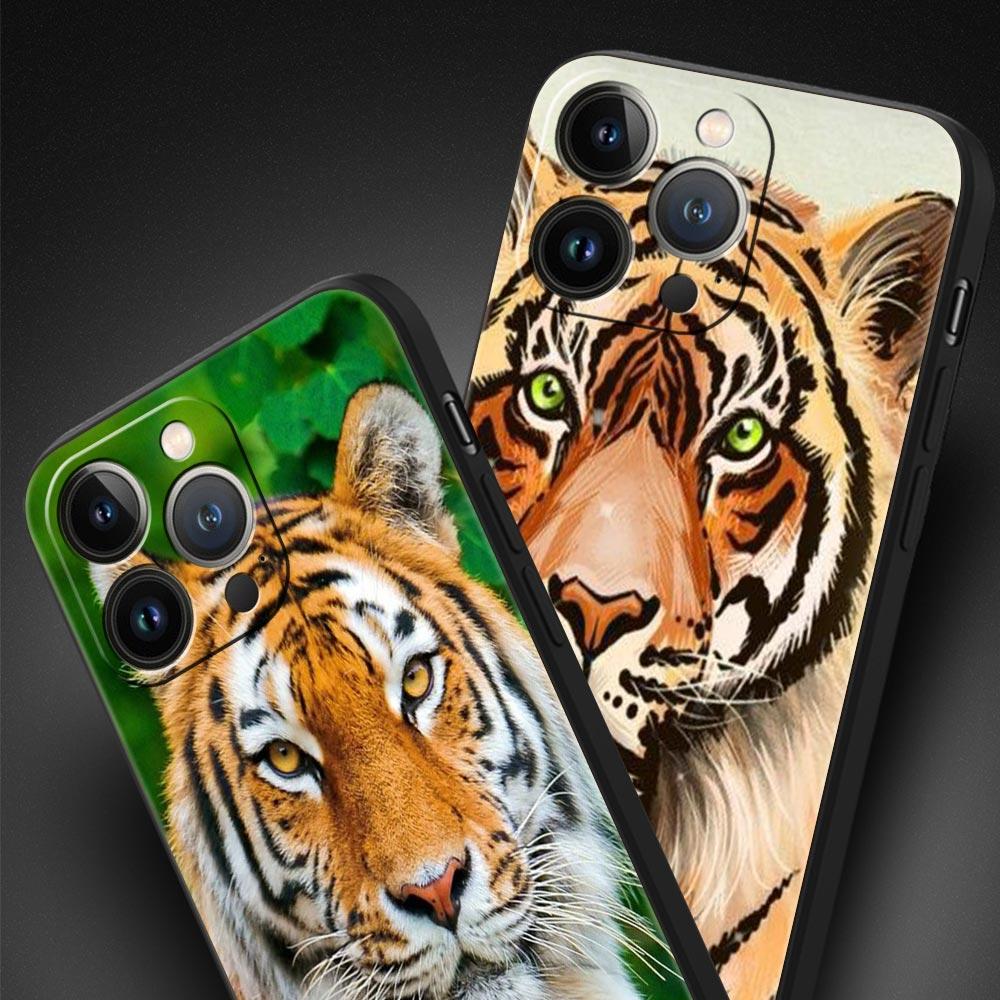 Tiger Löwe Leopard Handyhülle für iPhone Samsung Galaxy Redmi Xiaomi Oppo OnePlus Note SA 7 8 9 10 11 12 13 14 20 21 22 23 53 54 Pro Max Plus Ultra