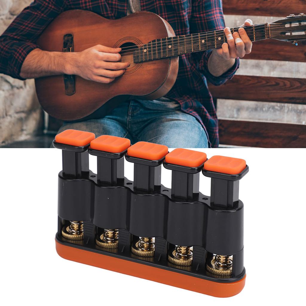 Finger Strengthener 3 to 8.5 Lbs Tension Soft Button Anti Slip Grip Exerciser for Guitar Piano