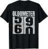 60ème Anniversaire Oldometer 59-60 Vintage Cadeaux Drôles Hommes Femmes T-Shirt