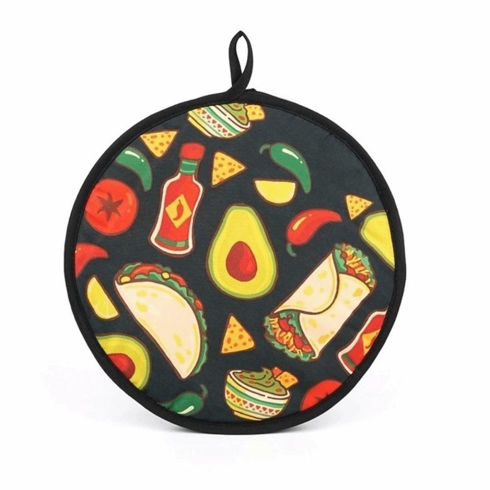 Reusable Tortilla Keeper Round Shape Tortilla Warmer Premium Insulated Bag Picnic
