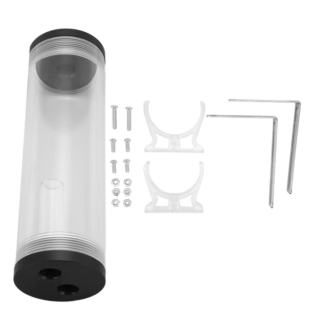 Liquid Cooling 3 Holes G1 4 Threaded Connection Acrylic Heat Dissipation Supplies for PC