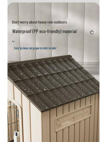 All-Season Outdoor Dog House: Rainproof, Coldproof Sleeping Nest for Large Dogs