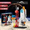 Military Aircraft Carrier Tank SWAT Mecha: Six-in-One Compatible Lego Toy for Children