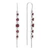 Silver Earrings with Natural Ruby 3.58ct (2198352)