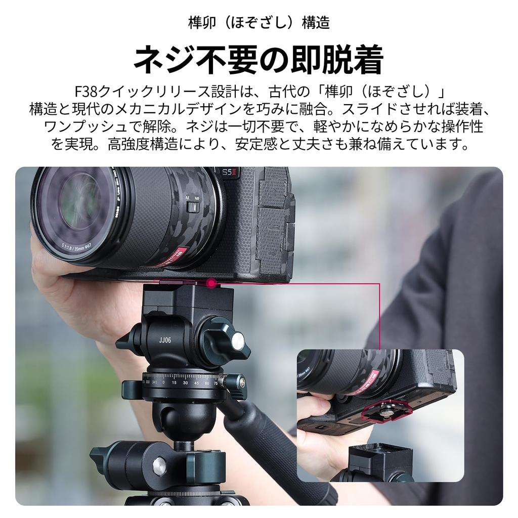 Ulanzi FALCAM F38 Quick Release Strap Compatible with Peak Design and Ball Heads Plate, Arca-Swiss Compatible, Attachable, DSLRs, Tripods, Gimbals,