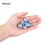 7 Pcs Blue Pink Standard Metal Dice Solid Metal Polyhedral Dice Set Suitable for Role-Playing RPG  Board Game Card Game