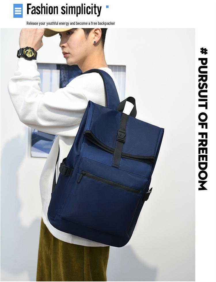Men's Winter Splash-Proof Business & Casual Backpack: Student and Travel Friendly