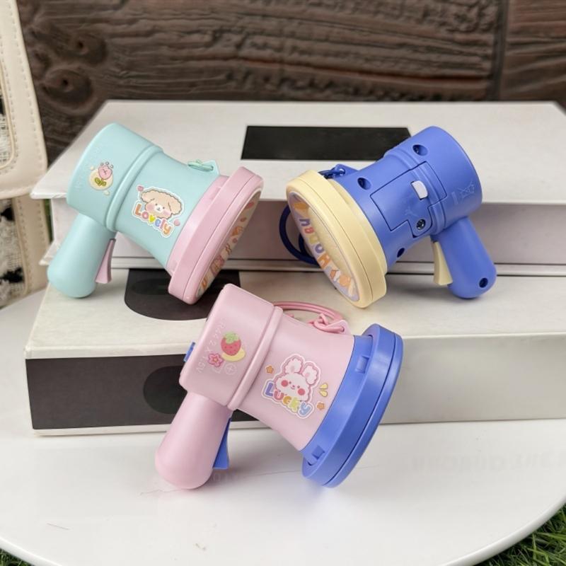 Cute Mini Record Player Keychains with Soothing Music Box Function for Music Lovers