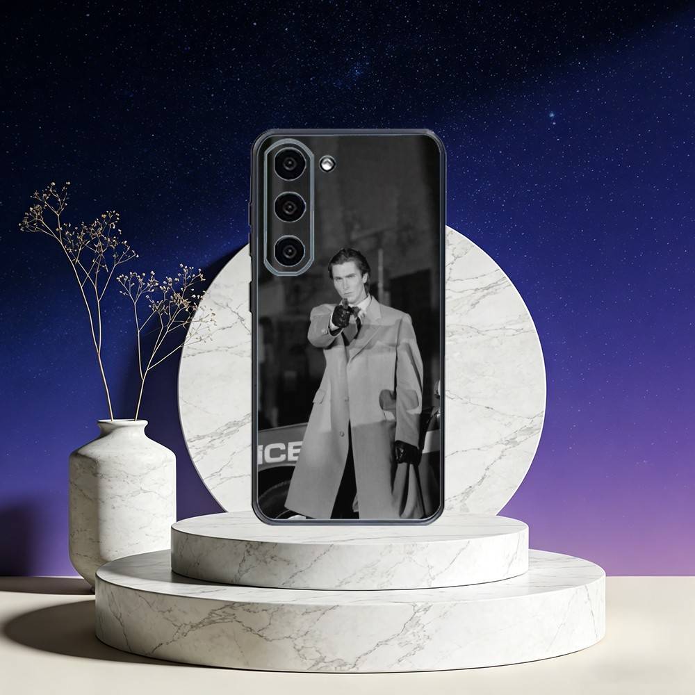 

A-American P-Psycho Phone Case For Samsung Galaxy A73,A72,A71,A70,A53,A52,A51,Others Soft Black Cover Samsung a11