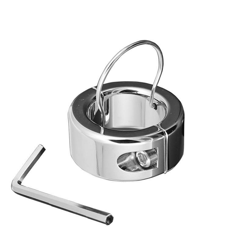 Stainless Steel Pendant Extra Heavy Weight Ball Physical Stretching Men's Sex Toys Sex Tools Gravitational Ball Can Be Hung At Will