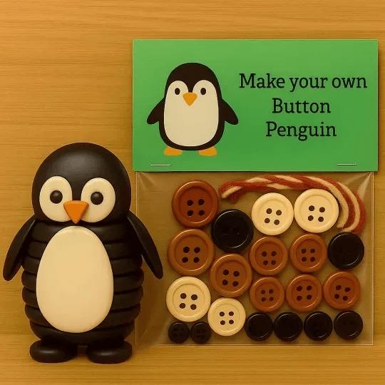 DIY Button Animal Ornaments Funny Animal Christmas Decoration Highland Cow Buttons Seasonal Decor Holiday Party Supplies