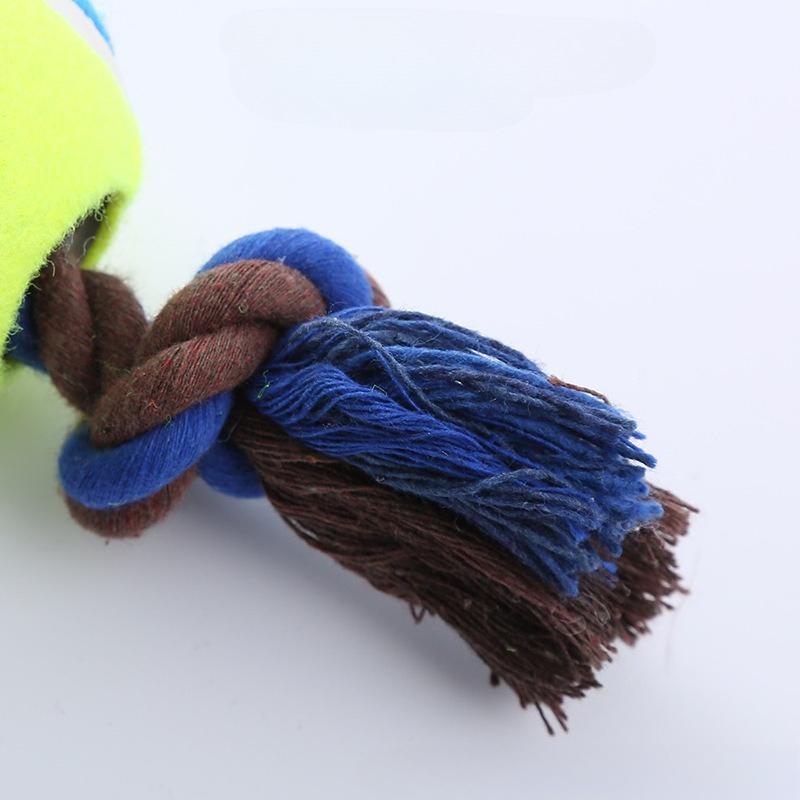 Pet Toys Cat and Dog Toys Corduroy Tennis Cotton Rope Dog Tearing Teeth Pet Supplies Dog Interaction