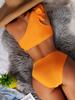 Sexy Bikini 2025 Women High Waist Ruffle Swimsuit Female One Shoulder Swimwear Bathers Bathing Swimming Suit Summer Beachwear