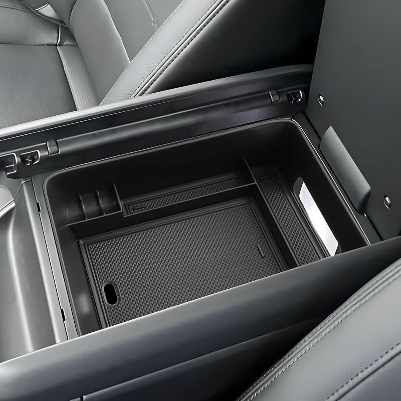 SHAOHAO For 2025 2026 Hyundai Santa Fe Under Console Organizer Tray For 2024 2025 2026 Hyundai Santa Fe Accessories (SE, SEL, XRT, Limited,