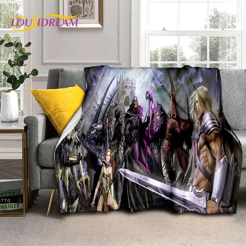 Cartoon He Man Masters of Universe Blanket,Soft Throw Blanket for Home Bedroom Bed Sofa Picnic Travel Office Cover Blanket Kids
