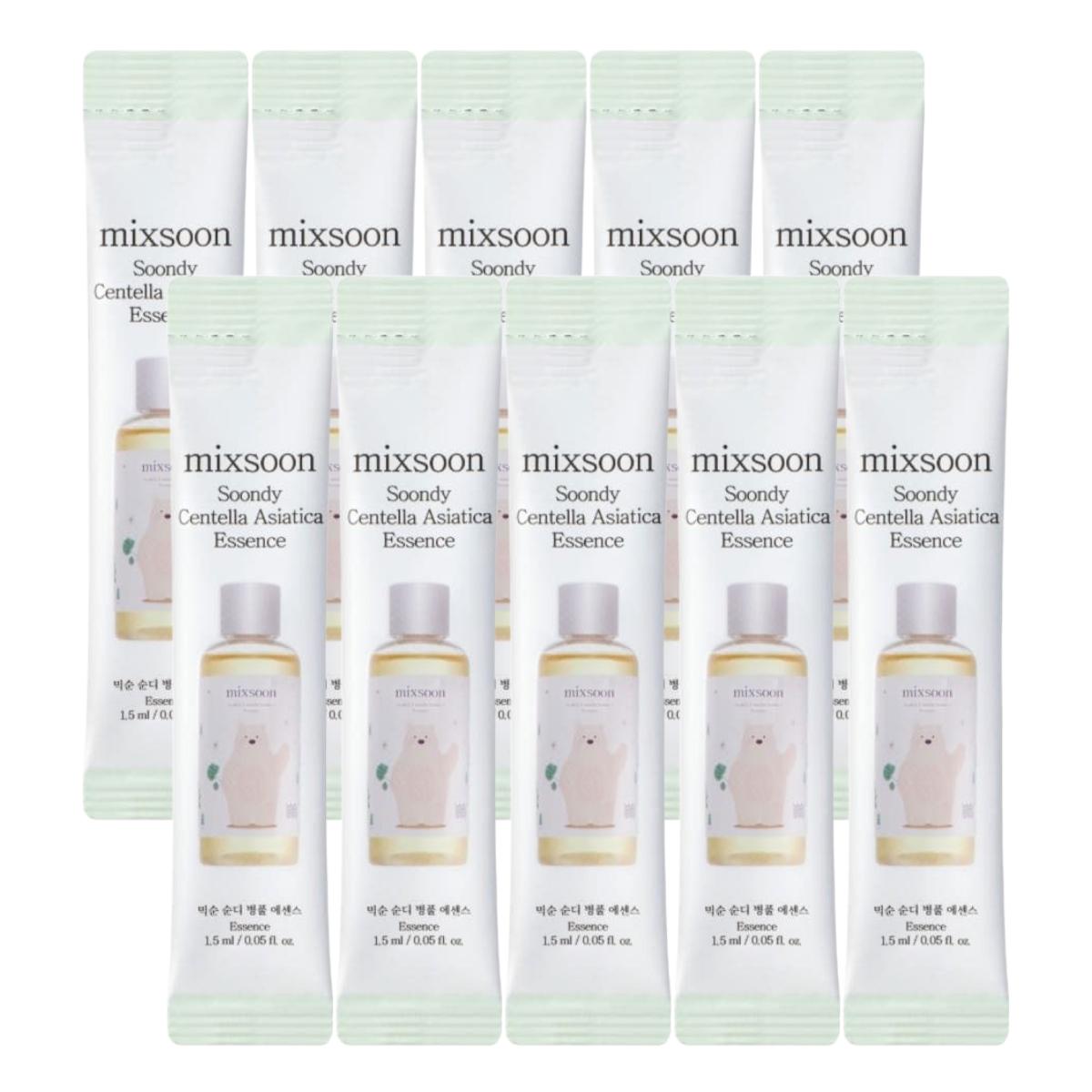 

Mixsoon Centella Asiatica Essence Soothing Hydration Sachet 1.5ml x 10pcs
