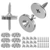 12Pcs Magnetic Latch Set Magnetic Cabinet Catch Set Cupboard Door Fastener Latch Magnet Kitchen Magnet Catch for Cabinet Closet