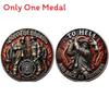 Global Football Cup Collectors Medal With 3d Relief Alloy For Sports Fans